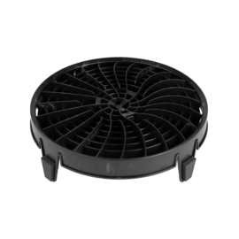 Cartec emmer transparant zwart 20 liter + Dirt Lock vuilzeef