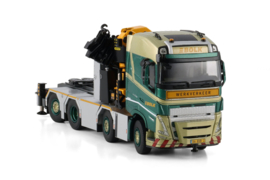Bolk; VOLVO FH5 GLOBETROTTER 8X2 TAG AXLE WITH PALFINGER PK 92002 SH + JIB