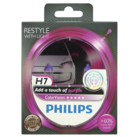 Philips Color Vision H7 Purple 12V