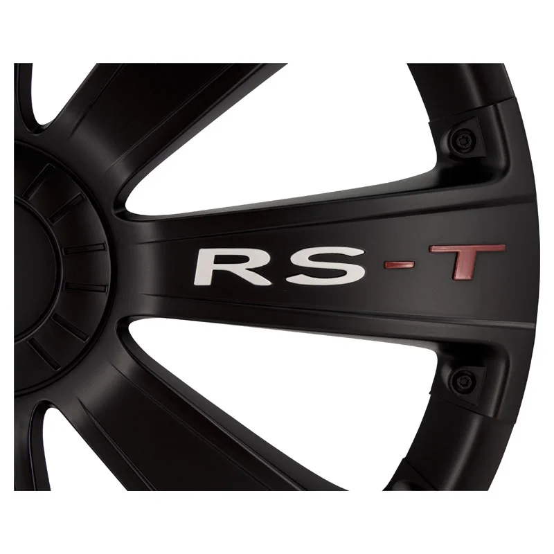 4-Delige Wieldoppenset RS-T 15-inch zwart