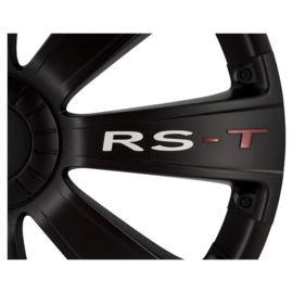 AutoStyle 4-Delige Wieldoppenset RS-T 13-inch zwart