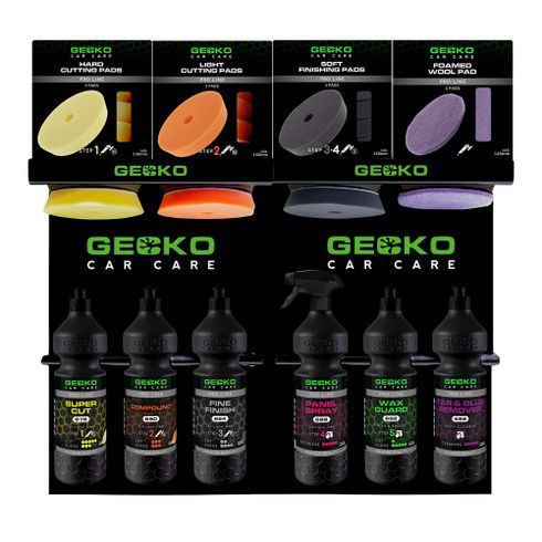 Gecko Wanddisplay voor 1 liter flessen