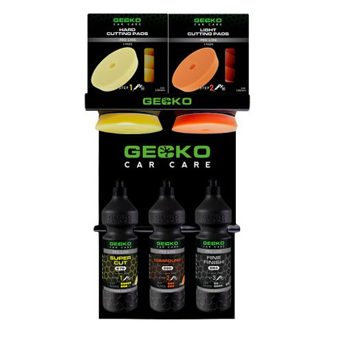 Gecko Wanddisplay voor 1 liter flessen