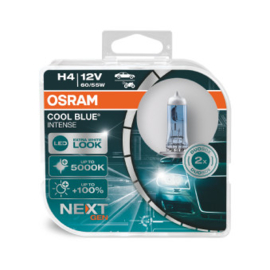 Osram 12v -60/55w - P43t - H4 - Cool Blue® Intense - 5000K Set