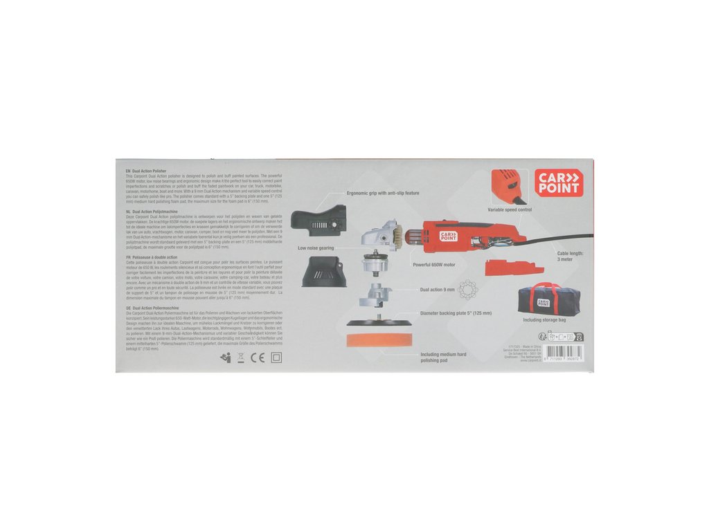 Carpoint Dual Action Polijstmachine 650W