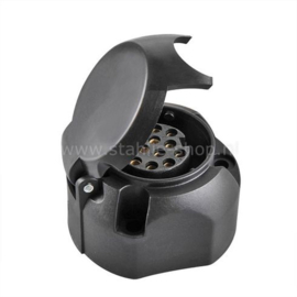 Q-Parts Stekkerdoos PVC 13-polig type Jaeger