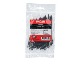 Womi Kabelbinders 100x2.5mm zwart 100 stuks