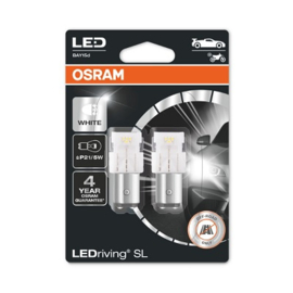 Osram LED P21/5W (Kleur: WIT)