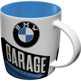 Retro koffiebeker BMW Garage