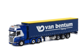 Van Bentum; Scania R6 streamline Curtainside trailer