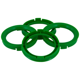 Centreer ring set 64.0->57.1mm Green