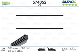 Voorruitenwisser rubbers Set Alfa Romeo 155