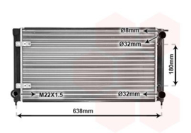 Radiateur VW Golf II