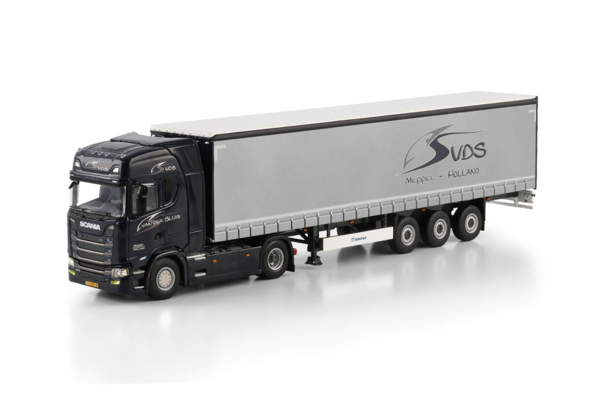 Van der Sluis transport; SCANIA S HIGHLINE CS20H 4X2 CURTAINSIDE TRAILER - 3 AXLE