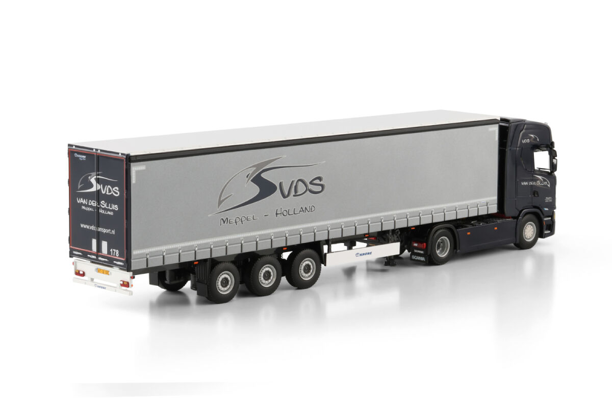Van der Sluis transport; SCANIA S HIGHLINE CS20H 4X2 CURTAINSIDE TRAILER - 3 AXLE