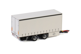 WHITE LINE; CENTRE-AXLED DRAWBAR | CURTAINSIDE TRAILER - 2 AXLE