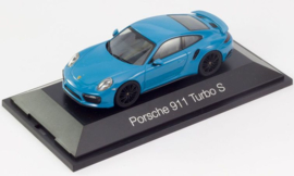 Porsche 911 Turbo S, blauw