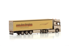 SCANIA S 500 4X2 MET SCHUIF ZEIL TRAIELR 3 AXLE VAN DER HEIJDEN TRANSPORT