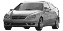 Mercedes CL Coupe W203 2001-2008