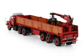 Severs; SCANIA L110 DAY CAB TORPEDO 6X2 TAG AXLE  CLASSIC BRICK TRAILER - 3 AXLE