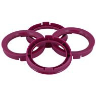 Centreer ring set 73.0->66.1mm Paars