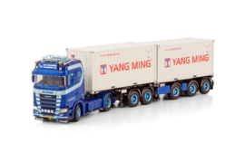 VAN WONDEREN BEESD B.V.; SCANIA S NORMAL CS20N 4X2 2CONNECT COMBI TRAILER - 2+3 AXLE + 2X 20FT CONTAINER