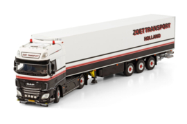 PETER ZOET TRANSPORT; DAF XF SUPER SPACE CAB MY2017 4X2 REEFER TRAILER - 3 AXLE