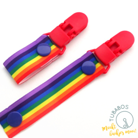 1 Roll up clip "Regenboog"