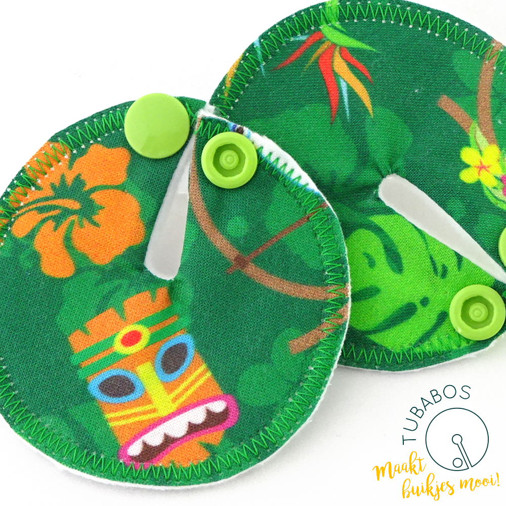 "Tikal djungle" set van 2 g/j  sondepads