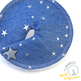 "Denim Silver Stars" 1 g/j sondepad