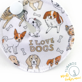 "I love dogs" 1 g/j tube pad