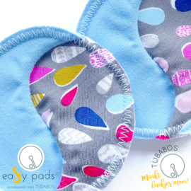 "Pink or blue raindrop" 1 g/j easy tube pad