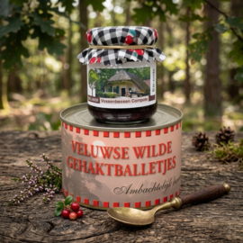 Veluwse Wild Gehaktballetjes en Vossenbessencompote