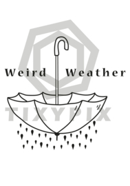 Weird Weather - zwarte print