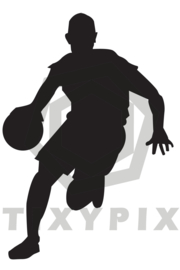 Basketballer3 - witte print