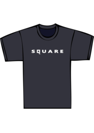 Square - witte print