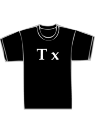 Tx - witte print