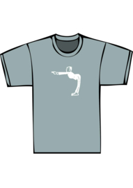 Pointer man txt no - witte print