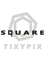 Square - witte print