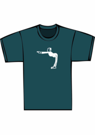 Pointer man txt no - witte print