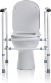 Toiletframe / toiletsteun, volledig verstelbaar