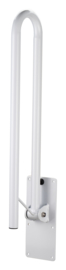 Toiletbeugel opklapbaar 76 cm, Wit
