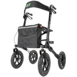 Sky Air lichtgewicht outdoor rollator met luchtbanden