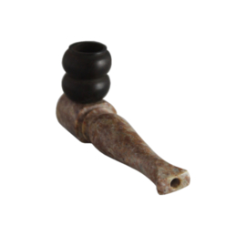 Pipa de Piedra - Con Bowl de Madera