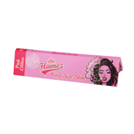 Flamez - King Size Slim Paper - Pink (50/Box)
