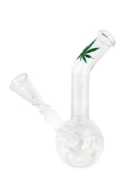 Glass Bong - Small Leaf Saxo Bouncer
