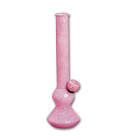 Glass Bong - Full Colored - Pink