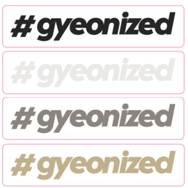 Gyeon - #gyeonized sticker - 110x25mm