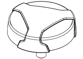 Handschroef Zwart - M8 x 1.25