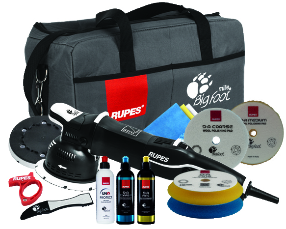 Rupes - BigFoot Mille LK 900E Gear Driven Dual Action Polisher DLX Kit
